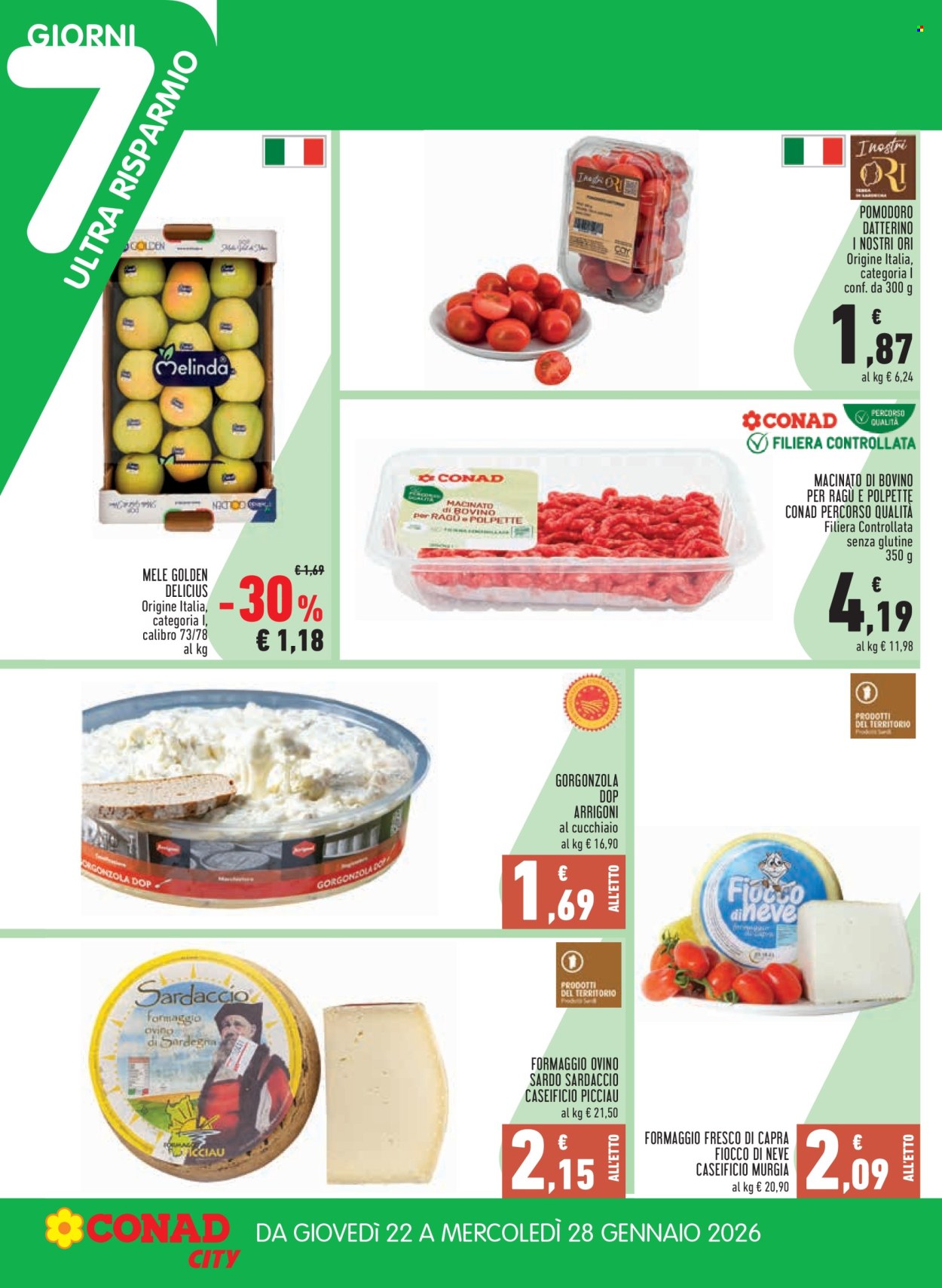 Volantino Conad - 22/1/2026 - 28/1/2026. Pagina 2