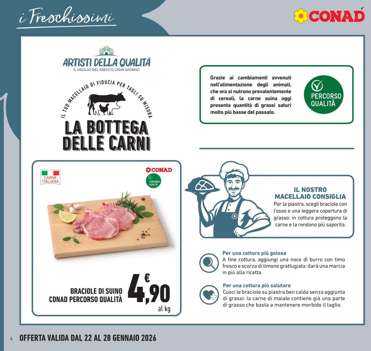 Volantino Conad - 22/1/2026 - 28/1/2026. Pagina 4