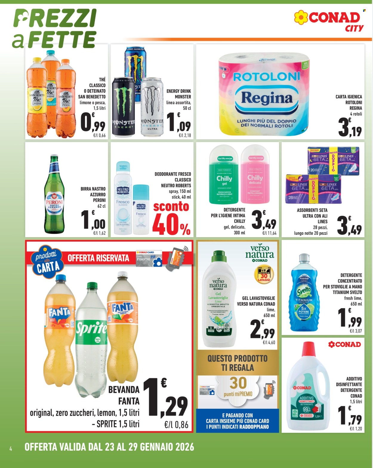 Volantino Conad City - 23/1/2026 - 29/1/2026. Pagina 4