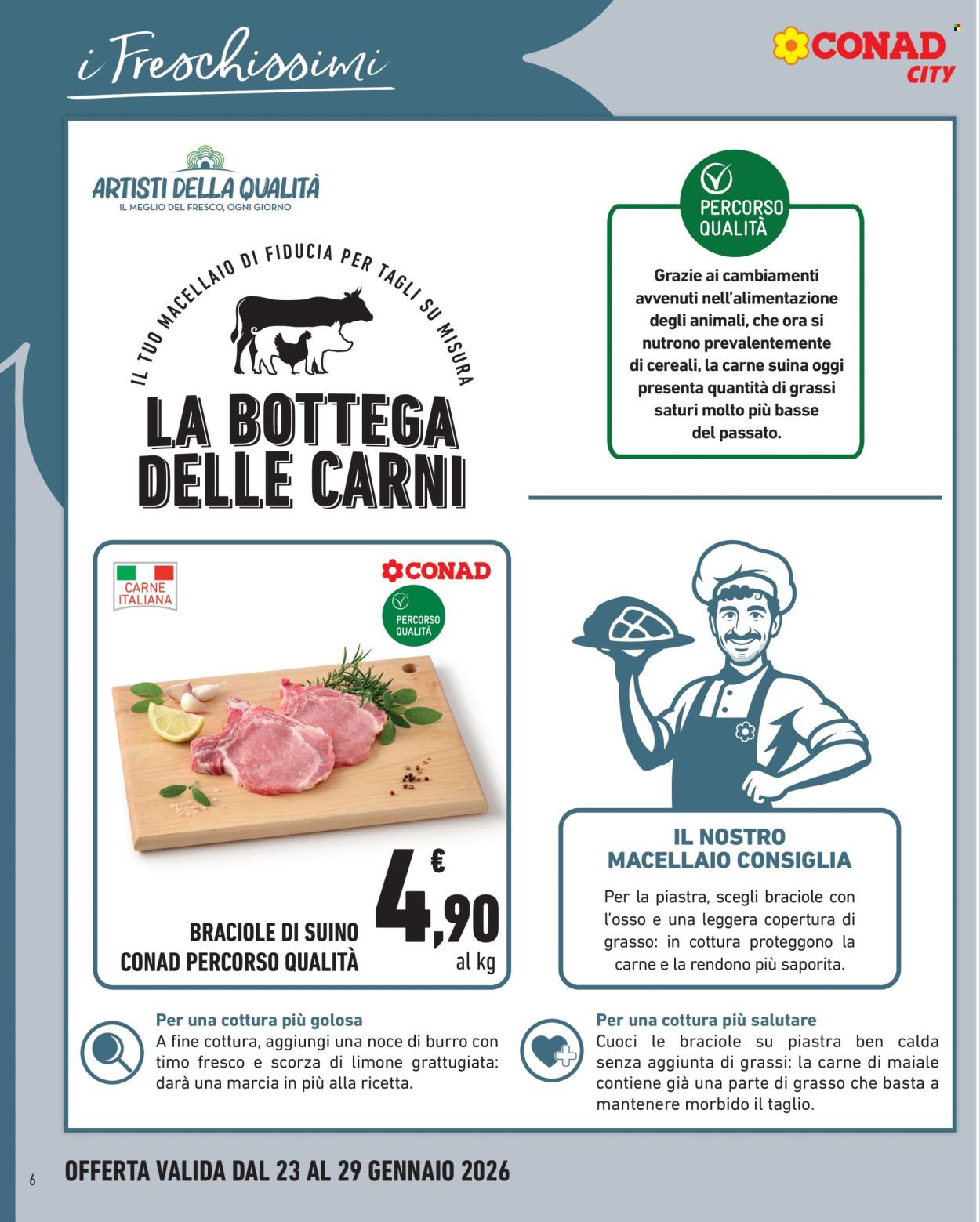 Volantino Conad City - 23/1/2026 - 29/1/2026. Pagina 6