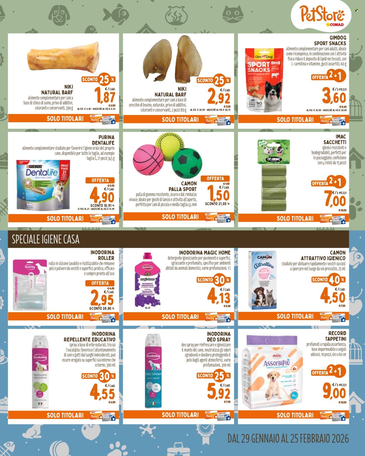 Volantino Pet Store Conad - 29/1/2026 - 25/2/2026. Pagina 3