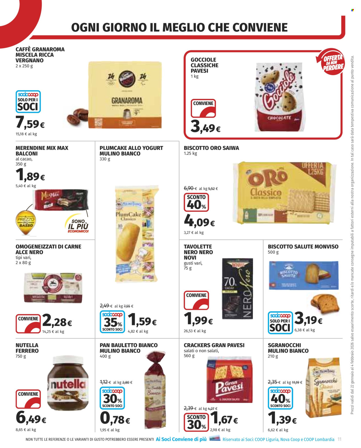 Volantino Coop - 22/1/2026 - 4/2/2026. Pagina 11