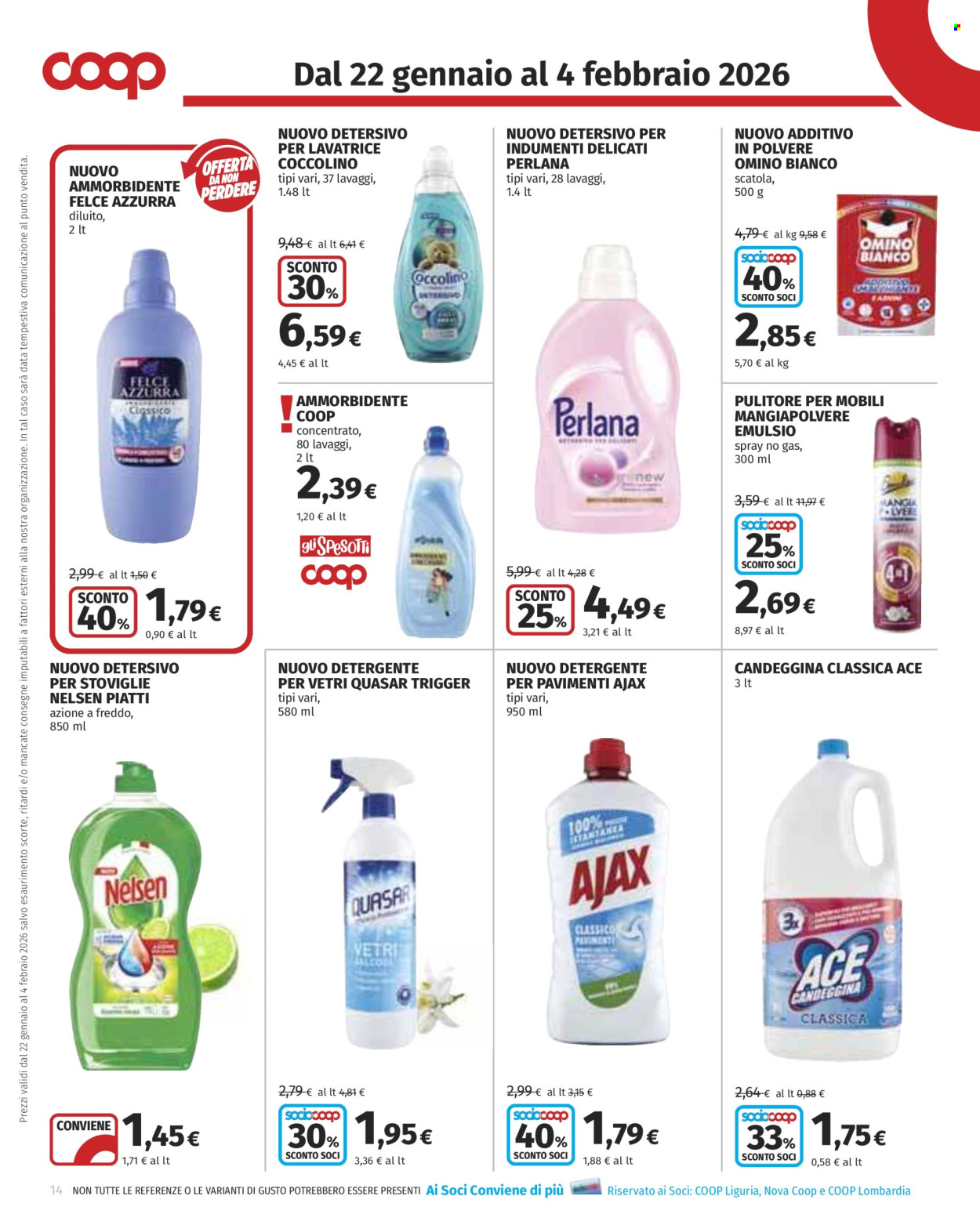 Volantino Coop - 22/1/2026 - 4/2/2026. Pagina 14