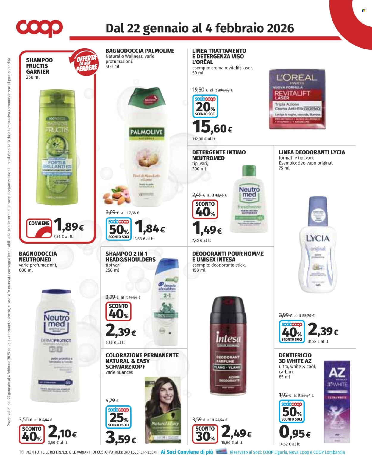 Volantino Coop - 22/1/2026 - 4/2/2026. Pagina 16