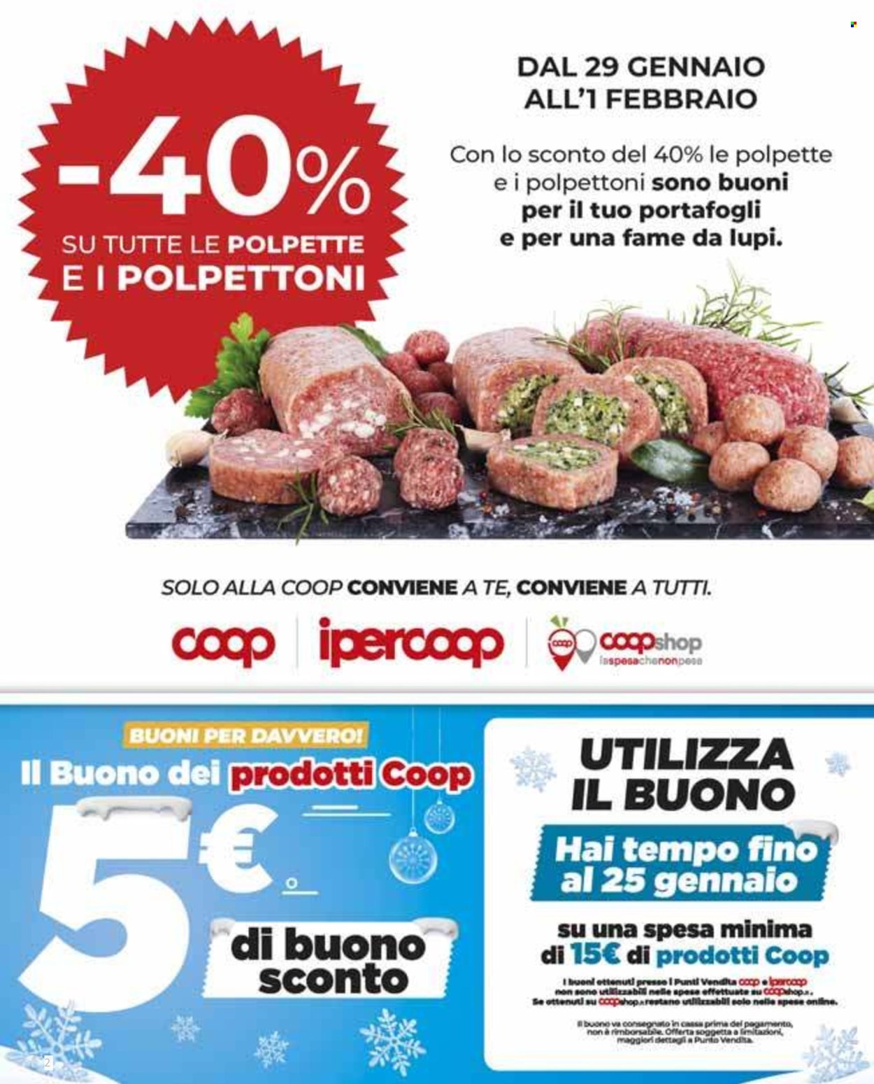 Volantino Coop - 22/1/2026 - 4/2/2026. Pagina 2