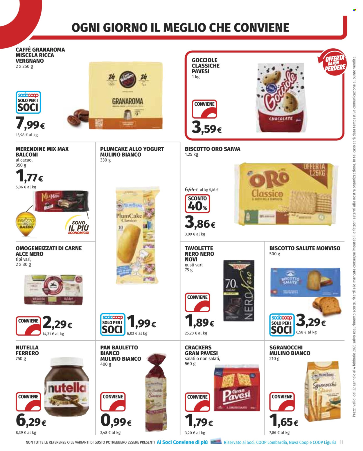 Volantino Coop - 22/1/2026 - 4/2/2026. Pagina 11