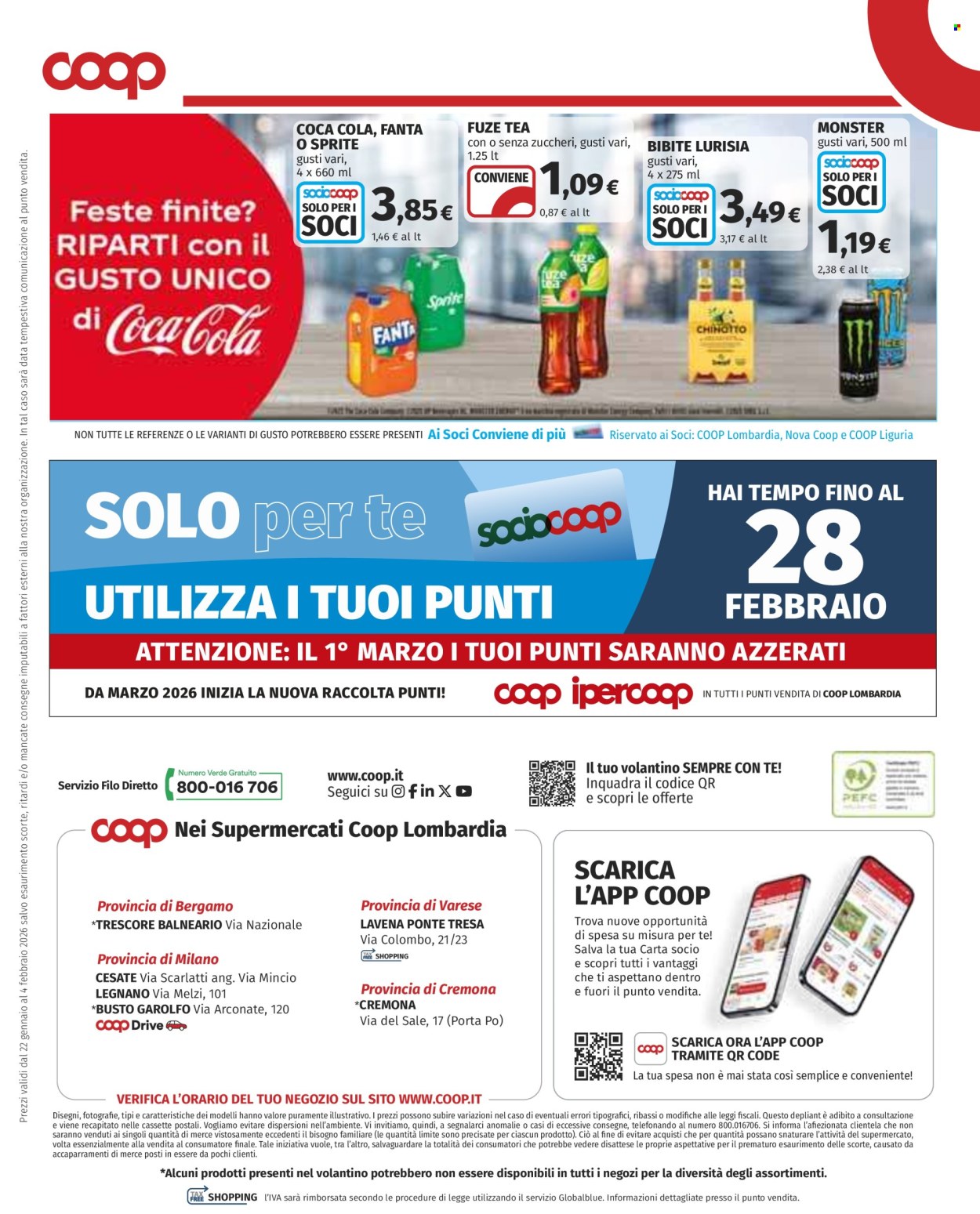Volantino Coop - 22/1/2026 - 4/2/2026. Pagina 21