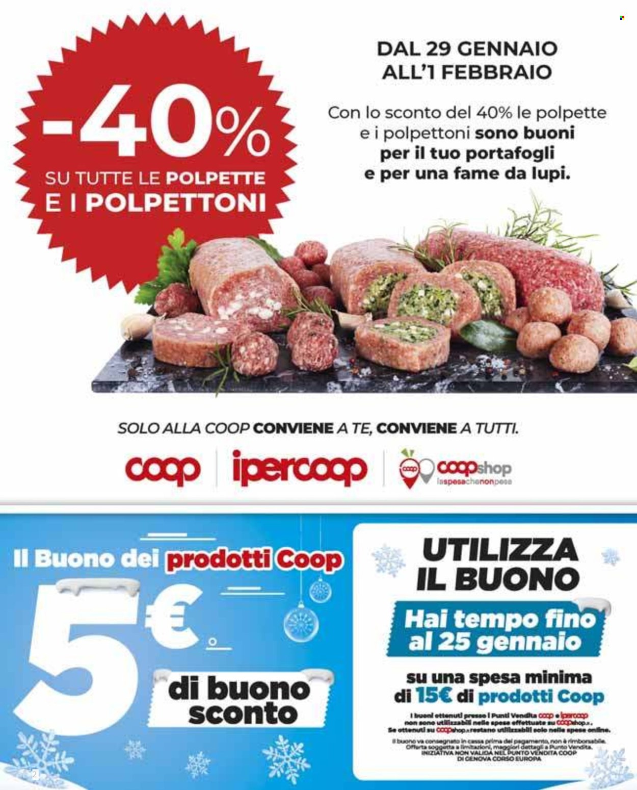 Volantino Coop - 22/1/2026 - 4/2/2026. Pagina 2