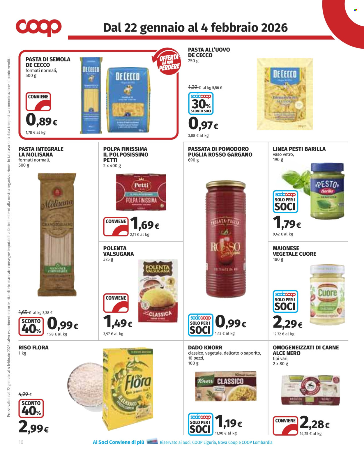 Volantino Coop - 22/1/2026 - 4/2/2026. Pagina 16