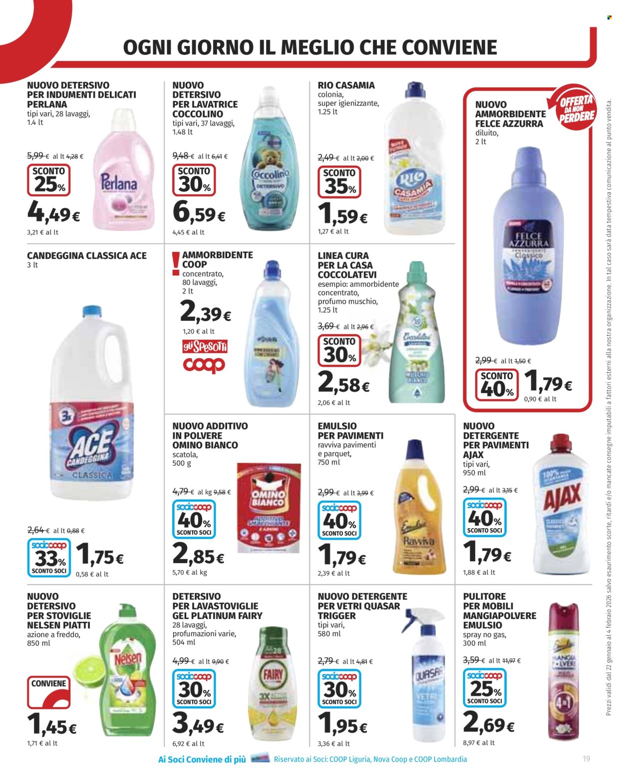Volantino Coop - 22/1/2026 - 4/2/2026. Pagina 19