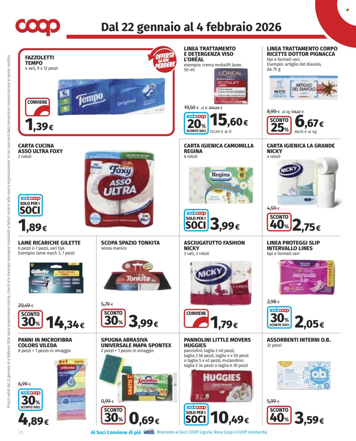 Volantino Coop - 22/1/2026 - 4/2/2026. Pagina 20