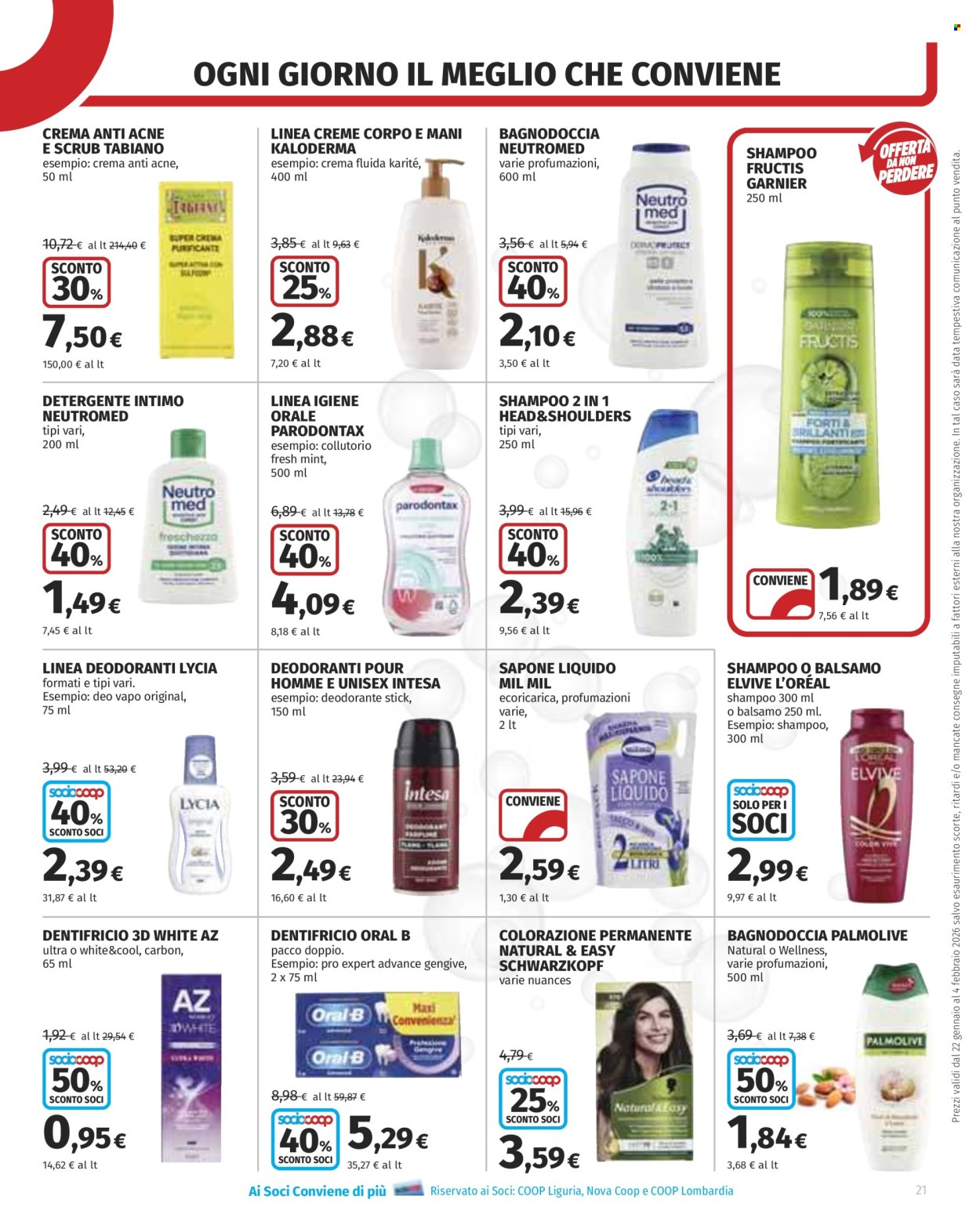 Volantino Coop - 22/1/2026 - 4/2/2026. Pagina 21