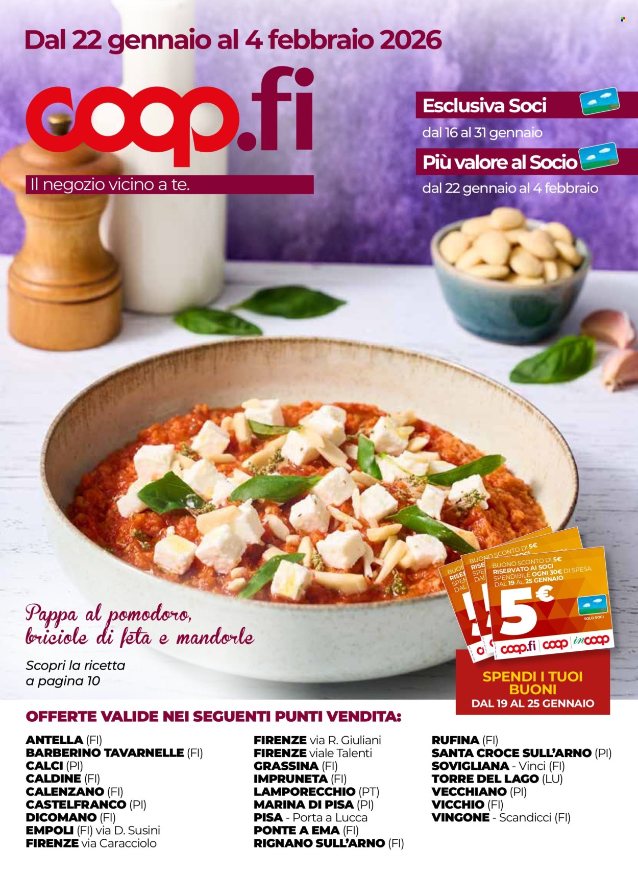 Volantino Coop - 22/1/2026 - 4/2/2026. Pagina 1