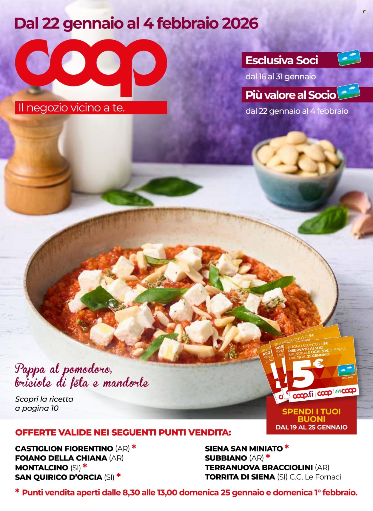 Volantino Coop - 22/1/2026 - 4/2/2026. Pagina 1
