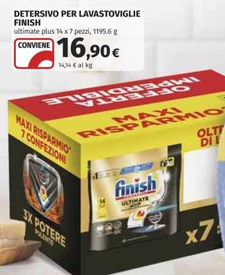 Detersivo per Lavastoviglie Finish