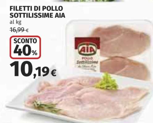 FILETTI DI POLLO SOTTILISSIME AIA