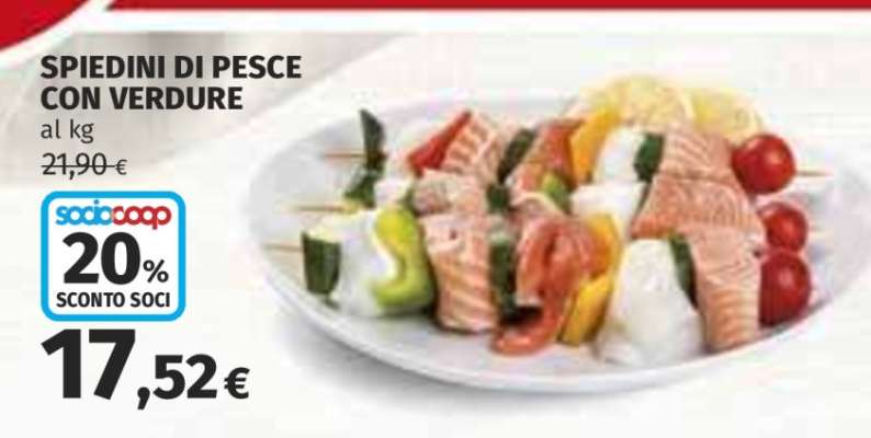 Spiedini di Pesce con Verdure