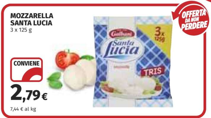 MOZZARELLA SANTA LUCIA