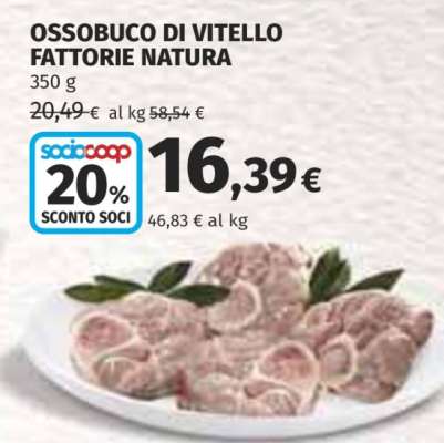 OSSOBUCO DI VITELLO FATTORIE NATURA