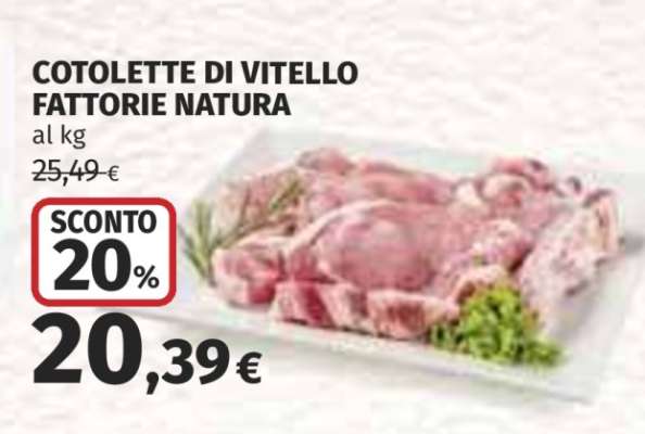 COTOLETTE DI VITELLO FATTORIE NATURA