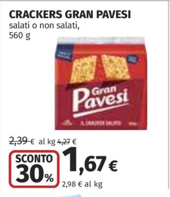 CRACKERS GRAN PAVESI