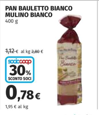 Pan Bauletto Bianco Mulino Bianco