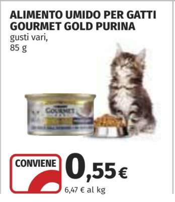 Alimento umido per gatti Gourmet Gold Purina