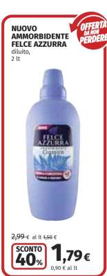 NUOVO AMMORBIDENTE FELCE AZZURRA