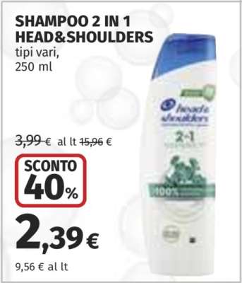 Shampoo 2 in 1 Head&Shoulders