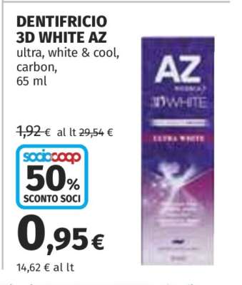 DENTIFRICIO 3D WHITE AZ
