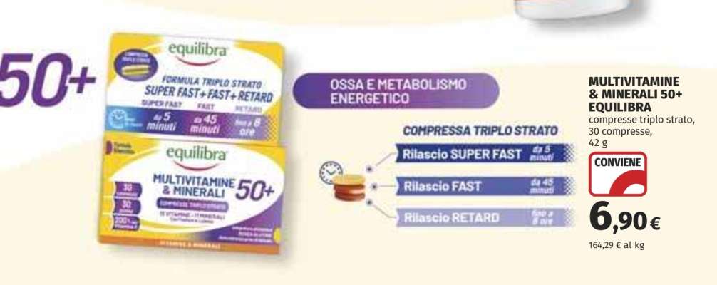 MULTIVITAMINE & MINERALI 50+ EQUILIBRA