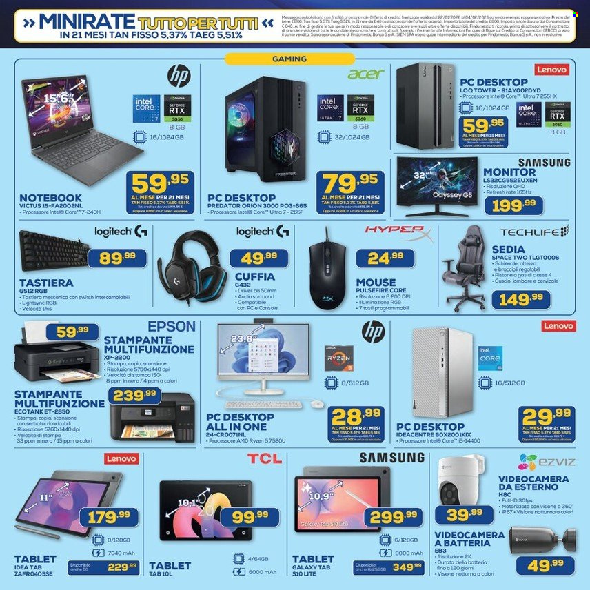 Volantino Euronics - 22/1/2026 - 4/2/2026. Pagina 7