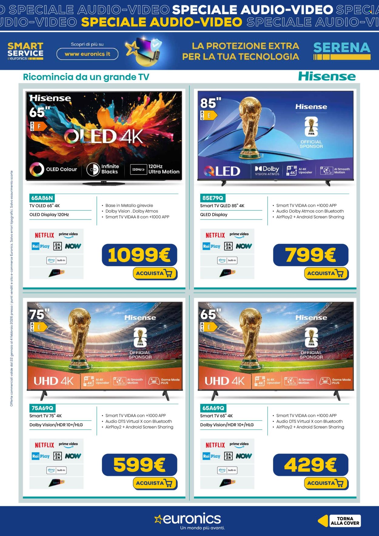 Volantino Euronics - 22/1/2026 - 4/2/2026. Pagina 8