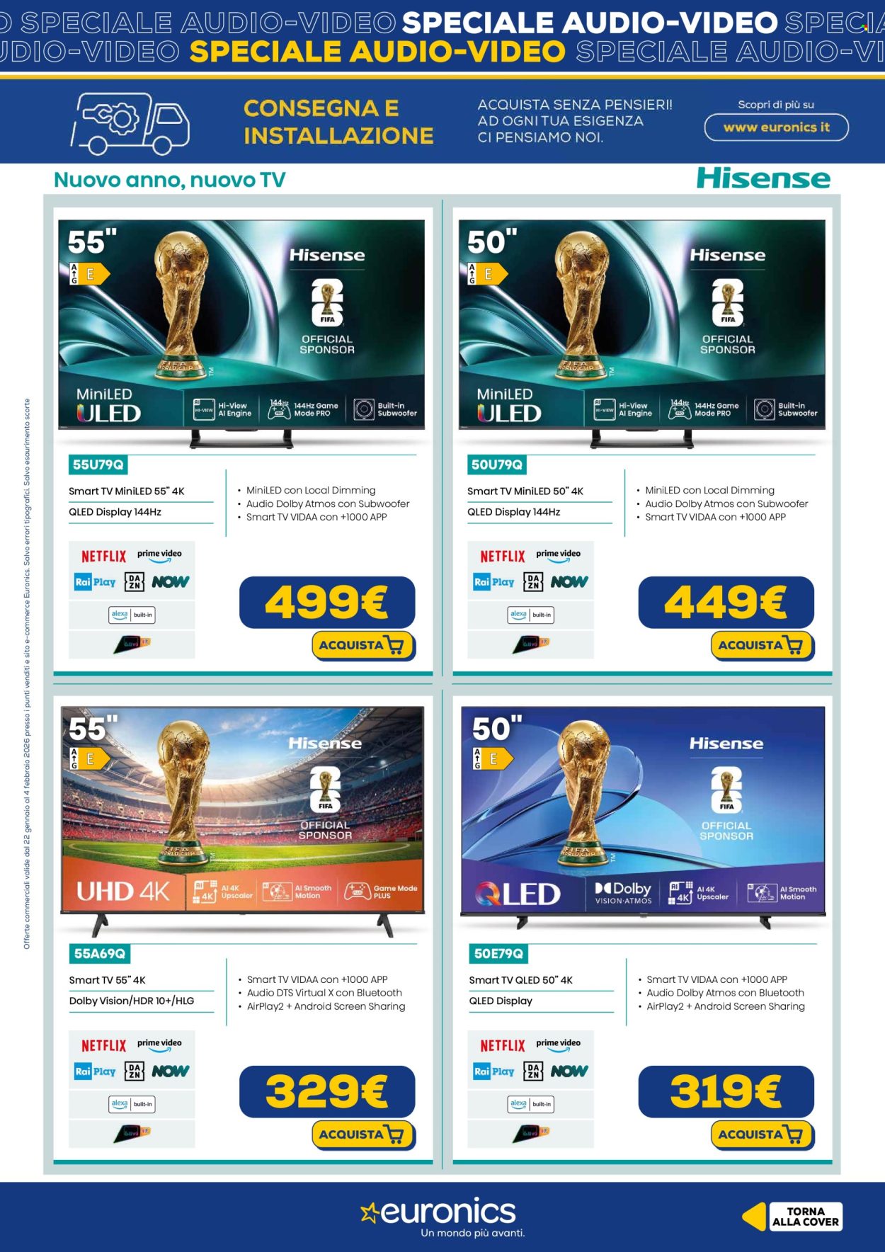 Volantino Euronics - 22/1/2026 - 4/2/2026. Pagina 9