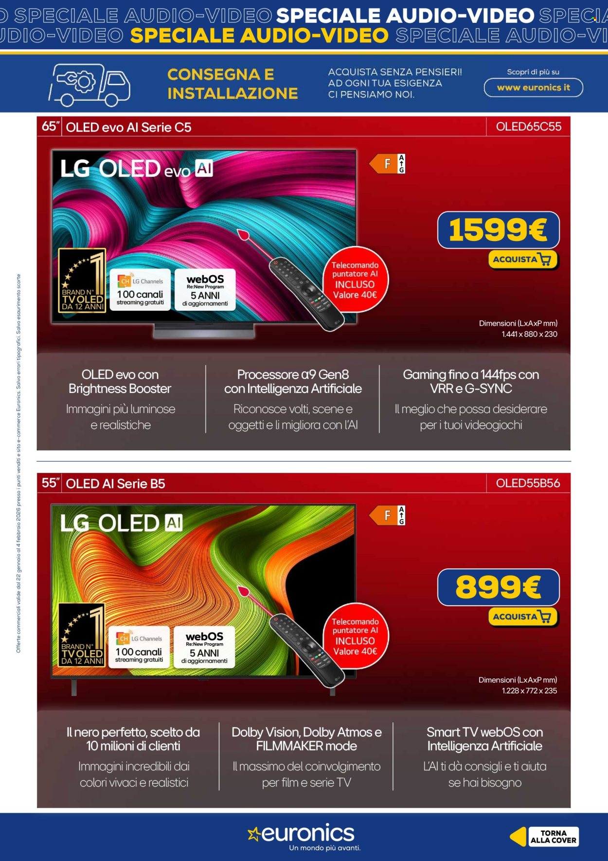 Volantino Euronics - 22/1/2026 - 4/2/2026. Pagina 11