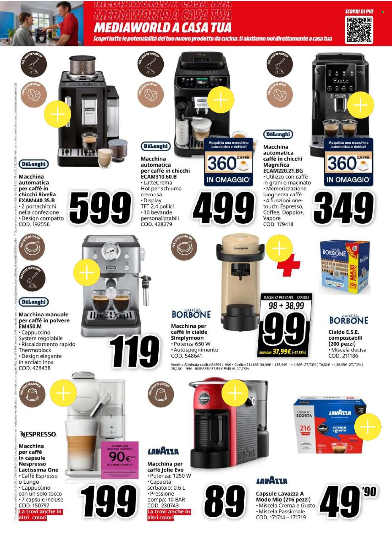 Volantino MediaWorld - 22/1/2026 - 4/2/2026. Pagina 18