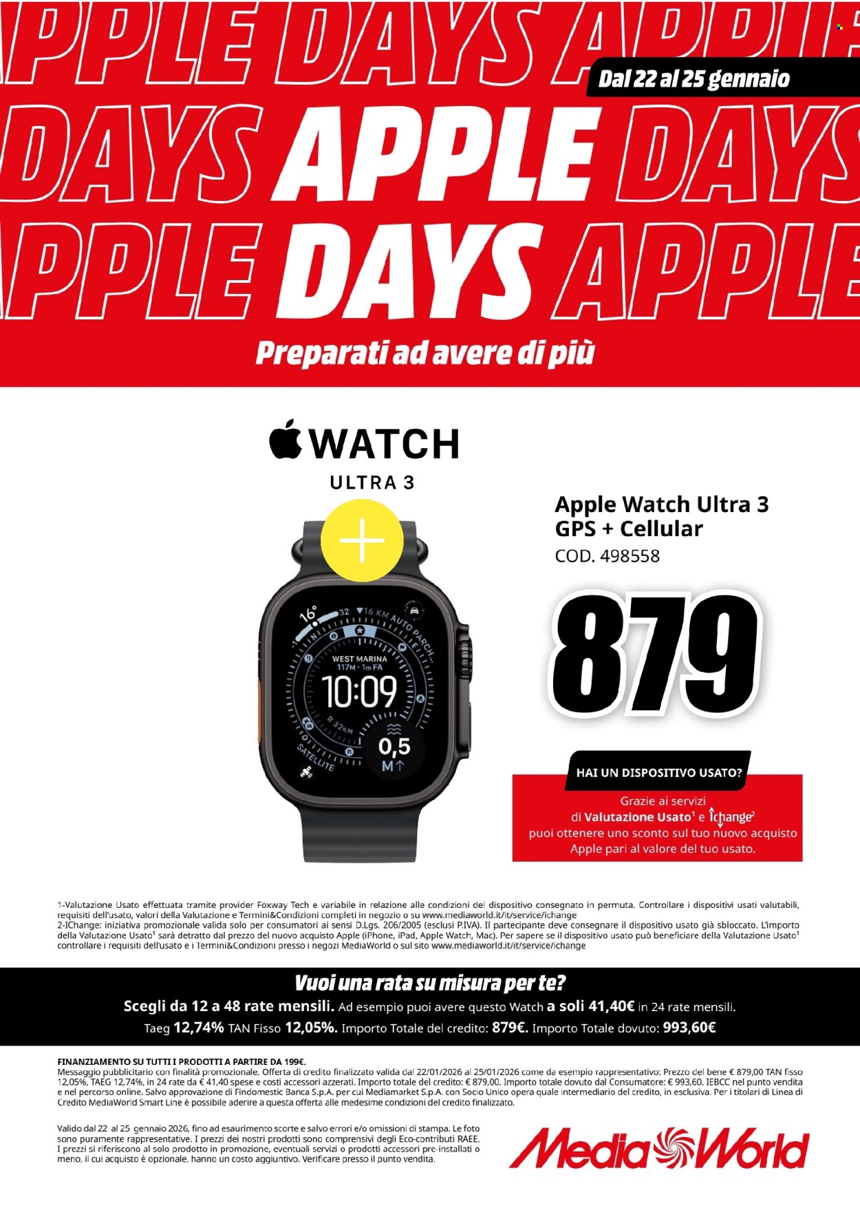 Volantino MediaWorld - 22/1/2026 - 25/1/2026. Pagina 8