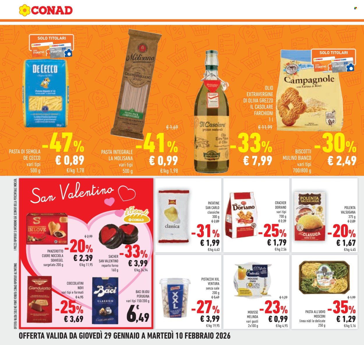 Volantino Conad - 29/1/2026 - 10/2/2026. Pagina 20