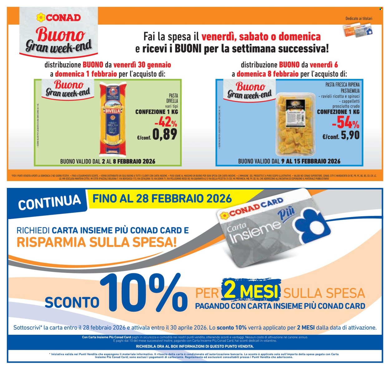Volantino Conad - 29/1/2026 - 10/2/2026. Pagina 17