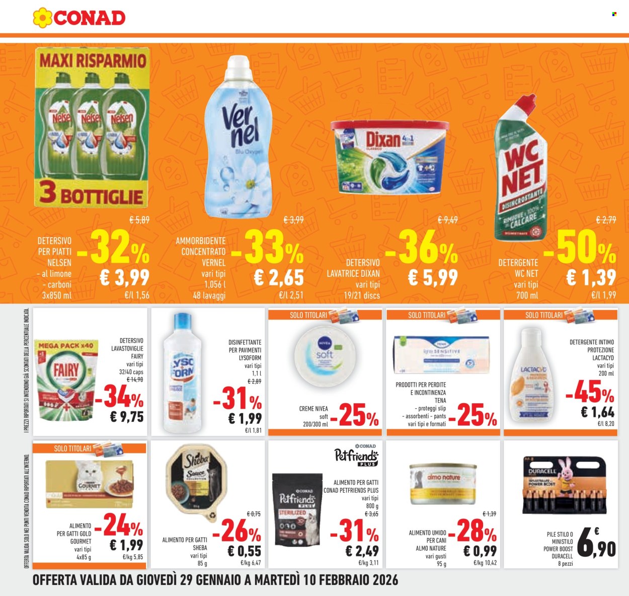 Volantino Conad - 29/1/2026 - 10/2/2026. Pagina 22