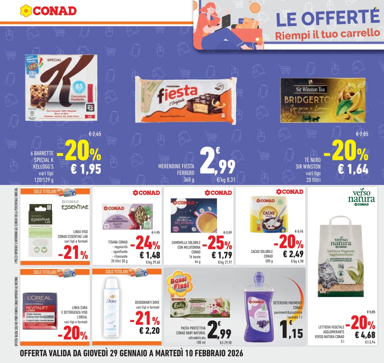Volantino Conad - 29/1/2026 - 10/2/2026. Pagina 28