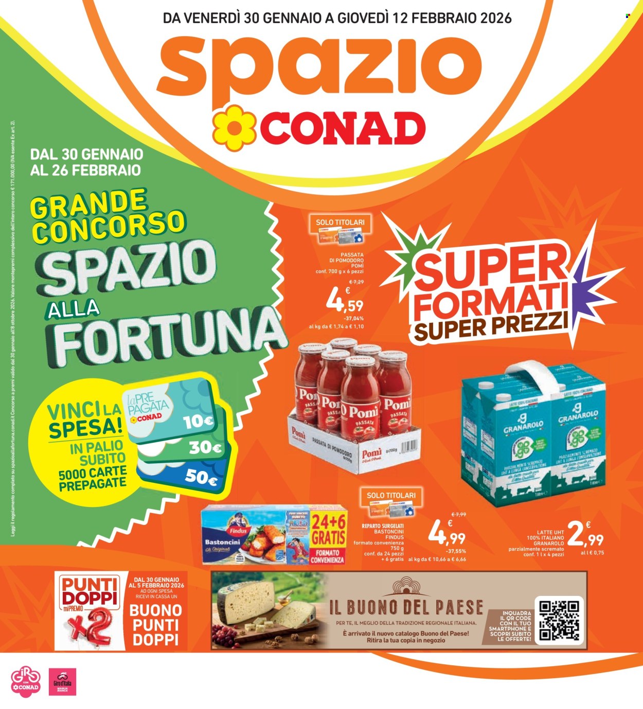 Volantino Spazio Conad - 30/1/2026 - 12/2/2026. Pagina 1
