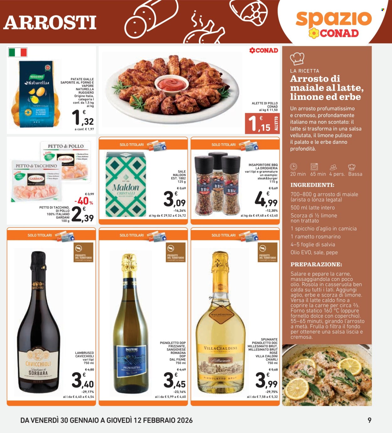 Volantino Spazio Conad - 30/1/2026 - 12/2/2026. Pagina 9