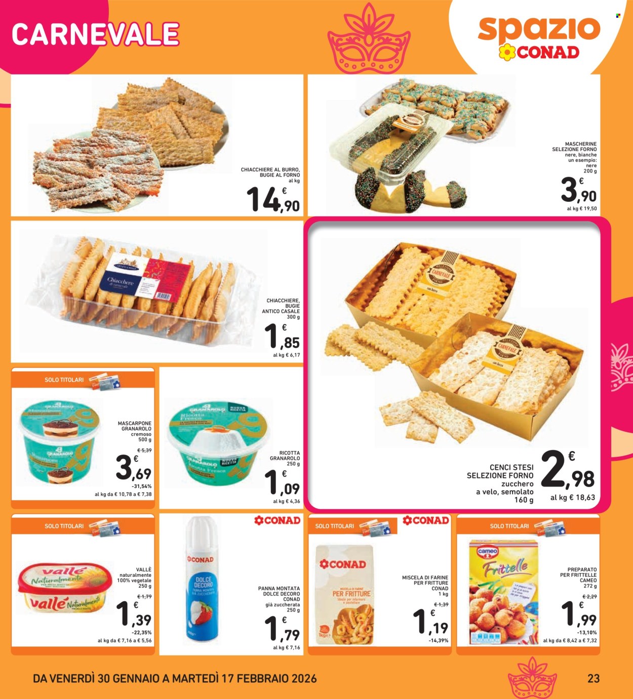 Volantino Spazio Conad - 30/1/2026 - 12/2/2026. Pagina 23