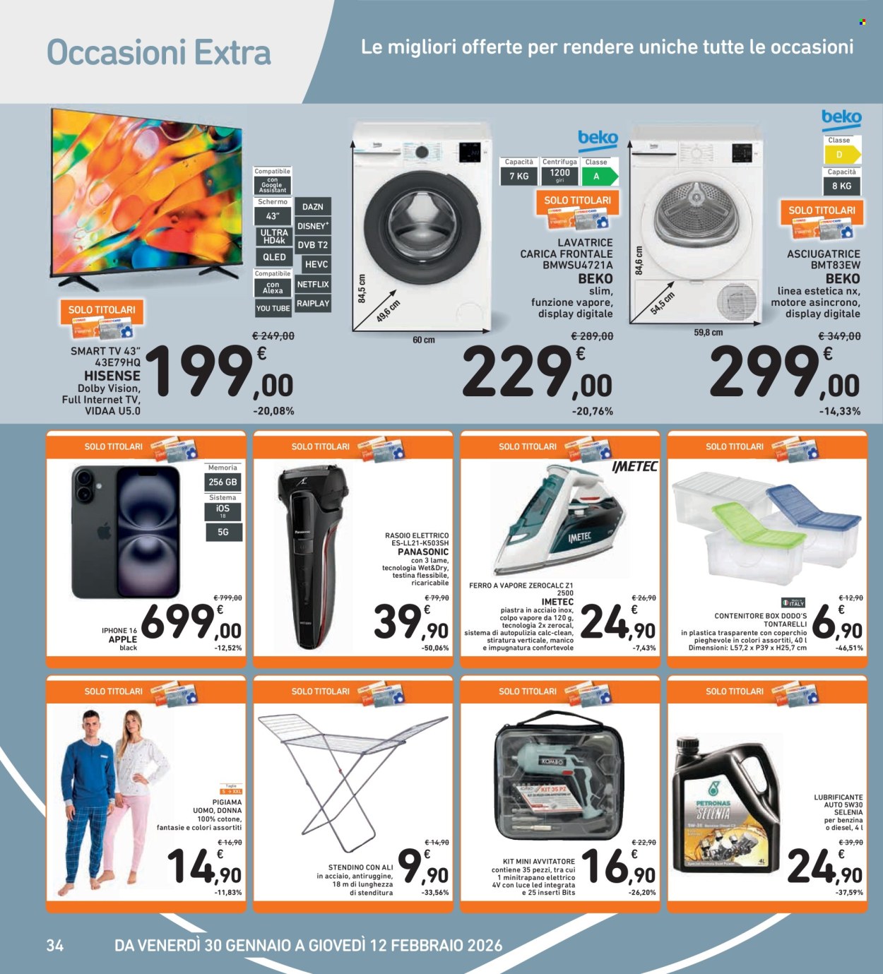 Volantino Spazio Conad - 30/1/2026 - 12/2/2026. Pagina 34