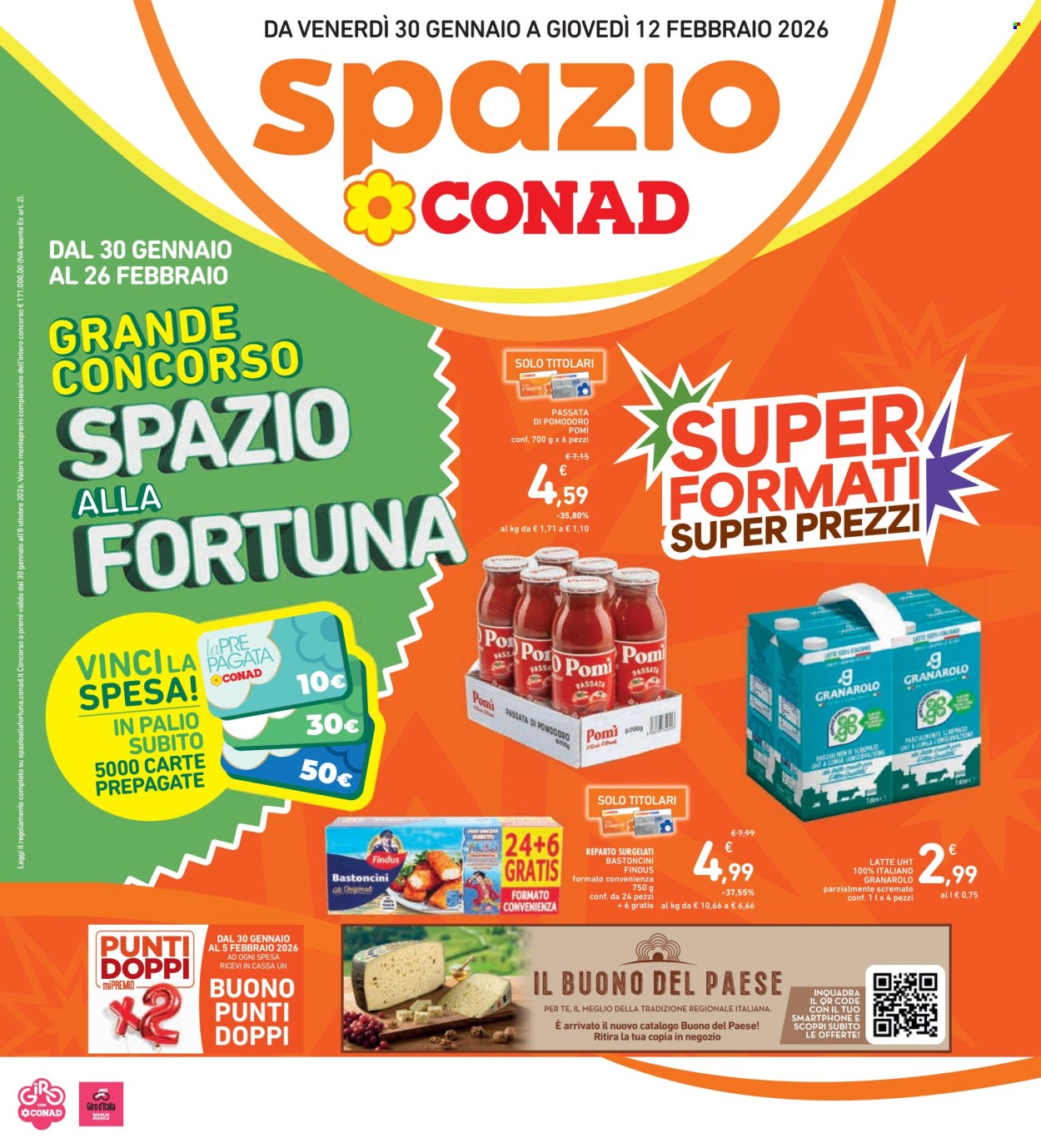 Volantino Spazio Conad - 30/1/2026 - 12/2/2026. Pagina 1