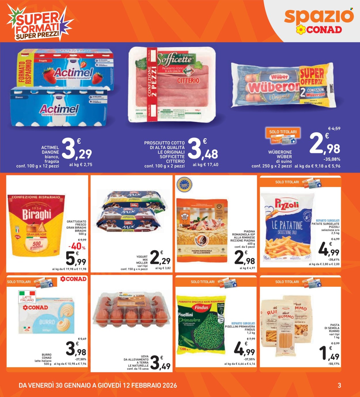 Volantino Spazio Conad - 30/1/2026 - 12/2/2026. Pagina 3