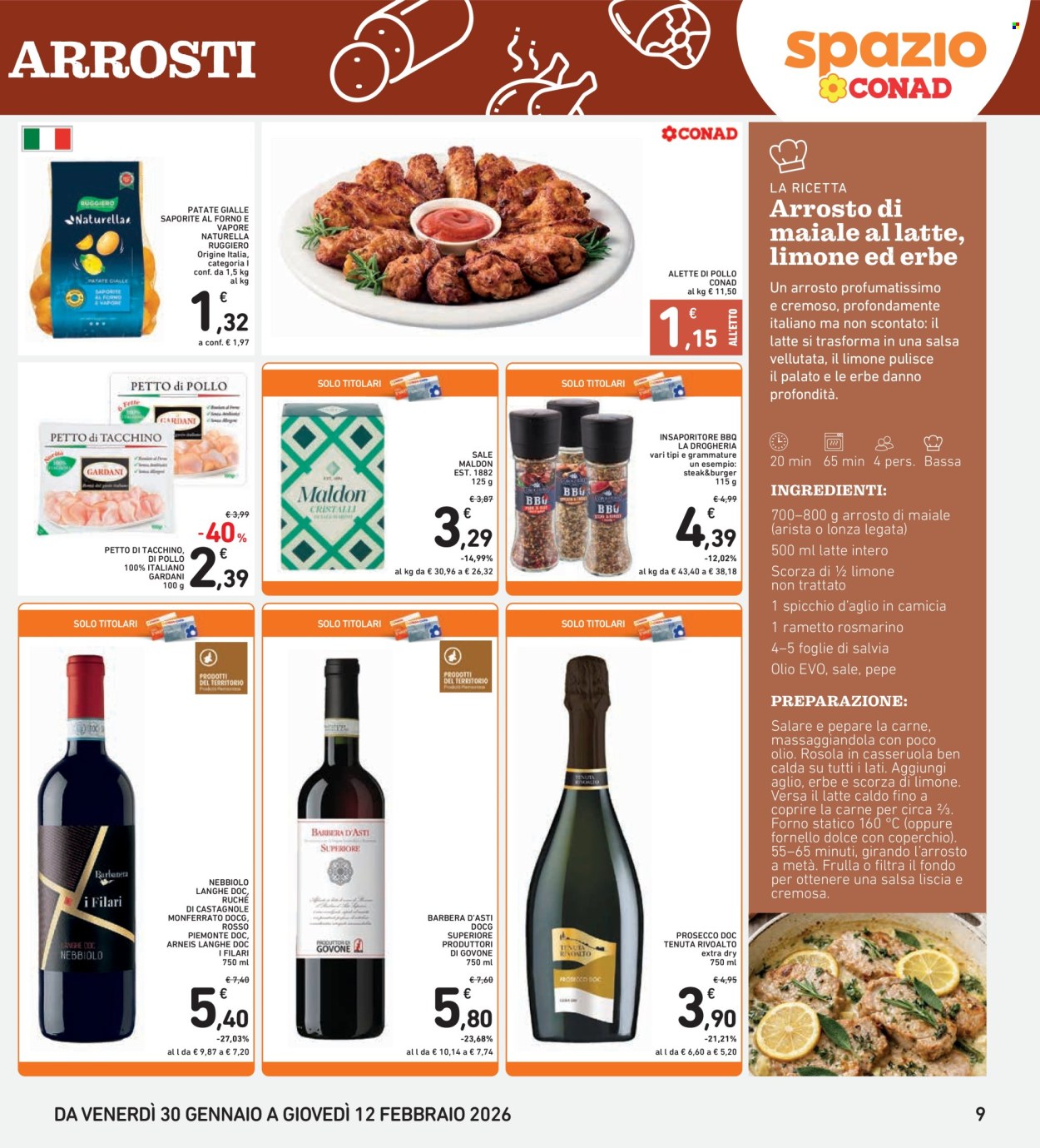 Volantino Spazio Conad - 30/1/2026 - 12/2/2026. Pagina 9