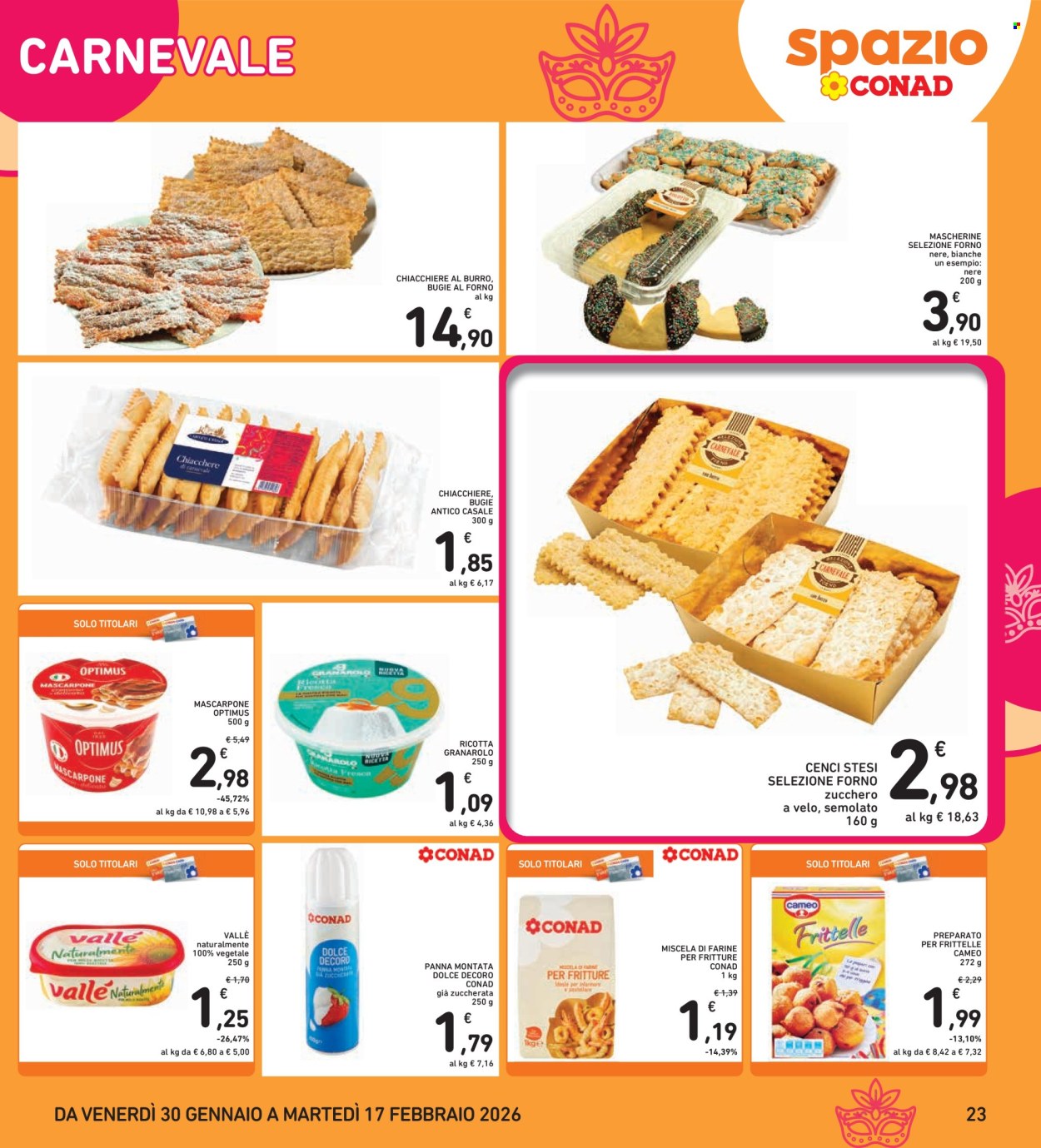 Volantino Spazio Conad - 30/1/2026 - 12/2/2026. Pagina 23