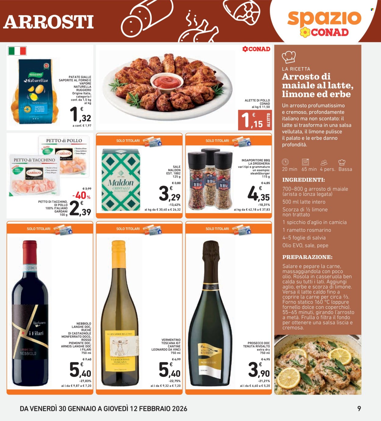 Volantino Spazio Conad - 30/1/2026 - 12/2/2026. Pagina 9
